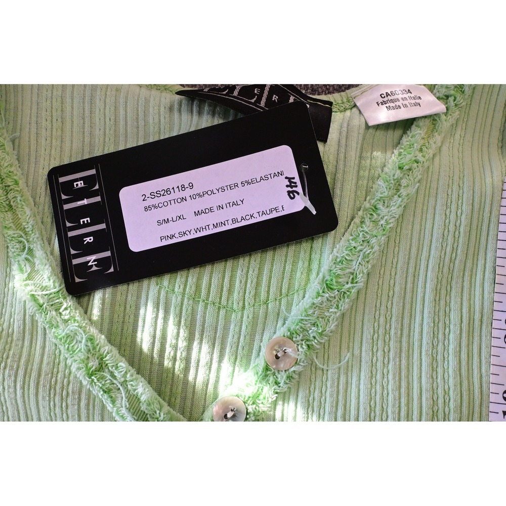 Elle Ribbed Henley Tank Top - Picture 7 of 7